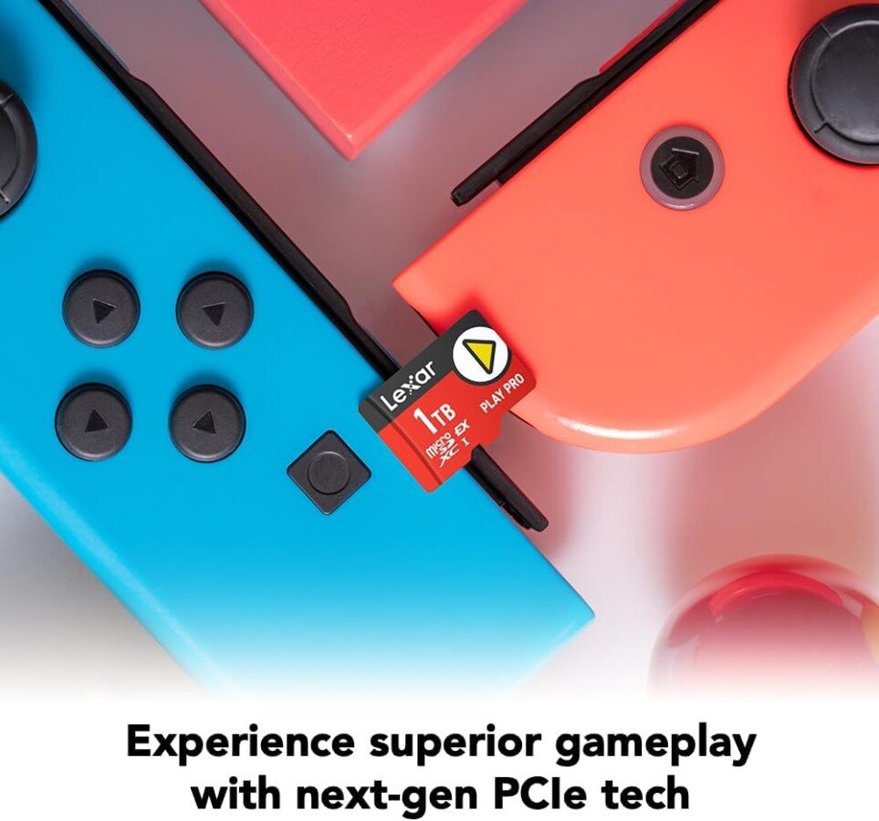 Lexar anuncia primeiro cartão micro SD Express de 1 TB para Nintendo Switch 2