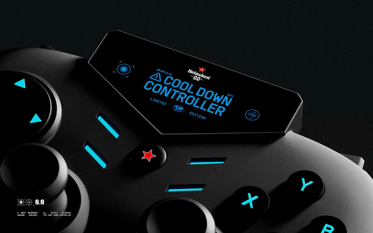 Heineken lança controle gamer The Cool Down Controller