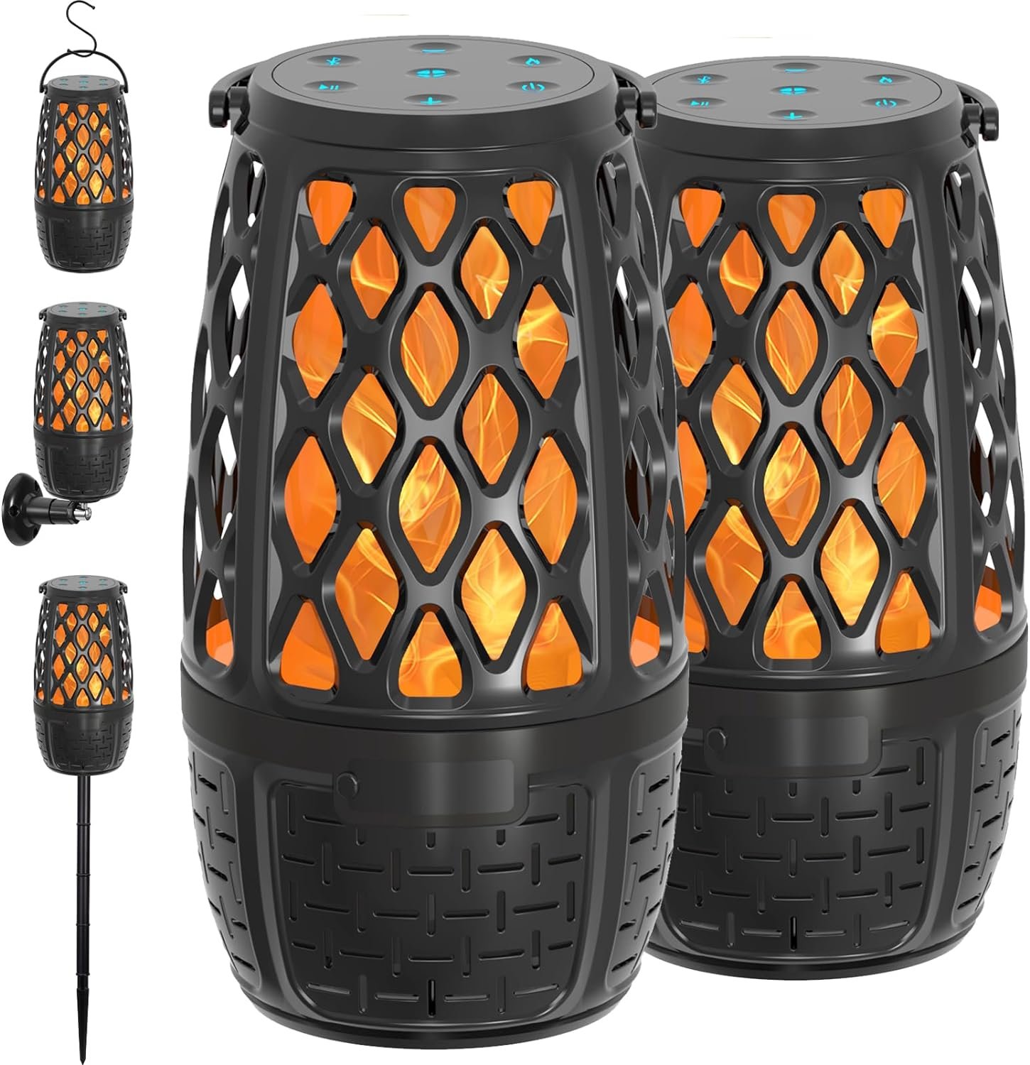 Erlebe die Freiheit: Outdoor Bluetooth Lautsprecher mit Licht im 2er-Pack für jedes Abenteuer!