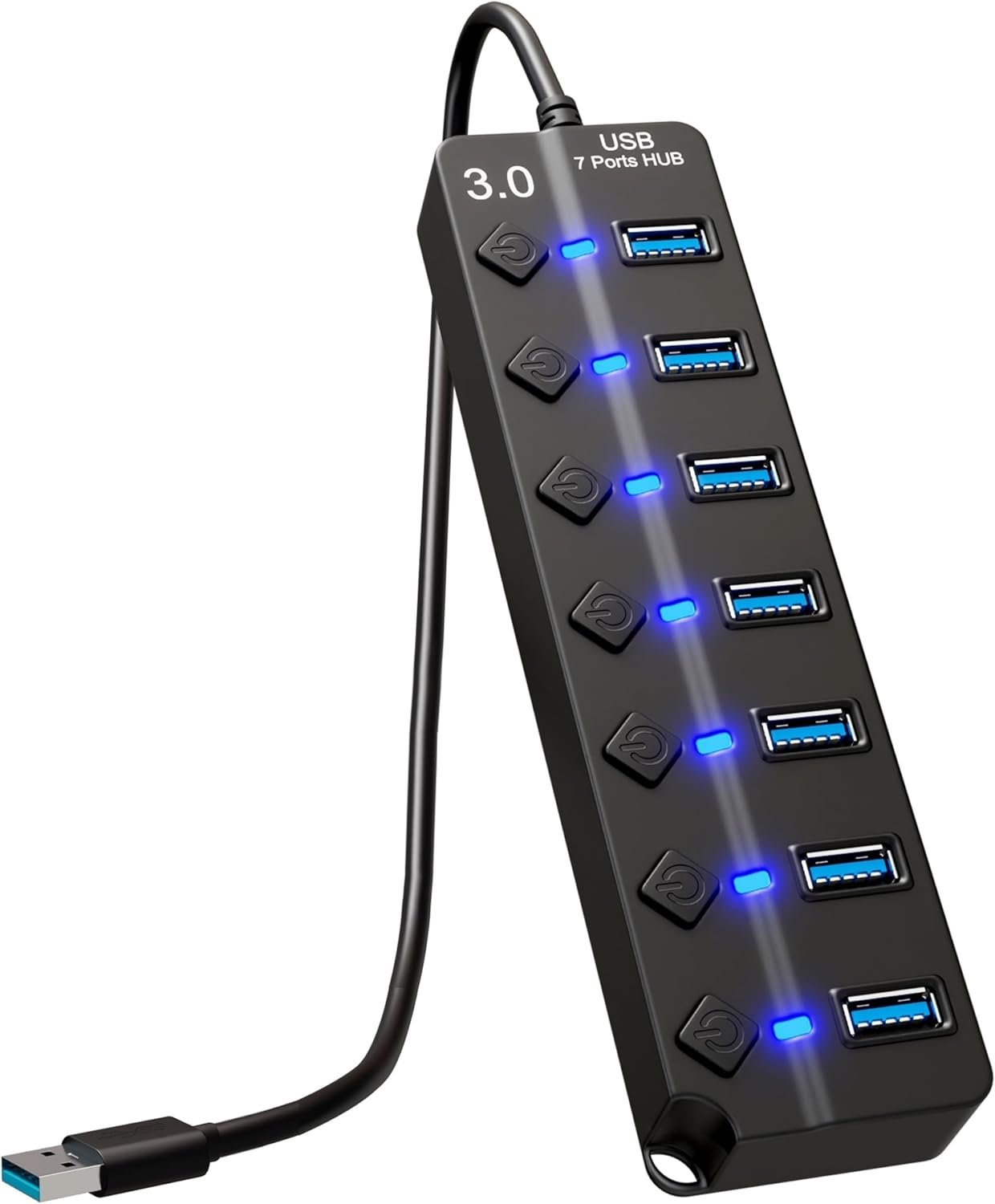 Maximize Connectivity: Review of the 7-Port USB Hub 3.0 with Individual Switches
