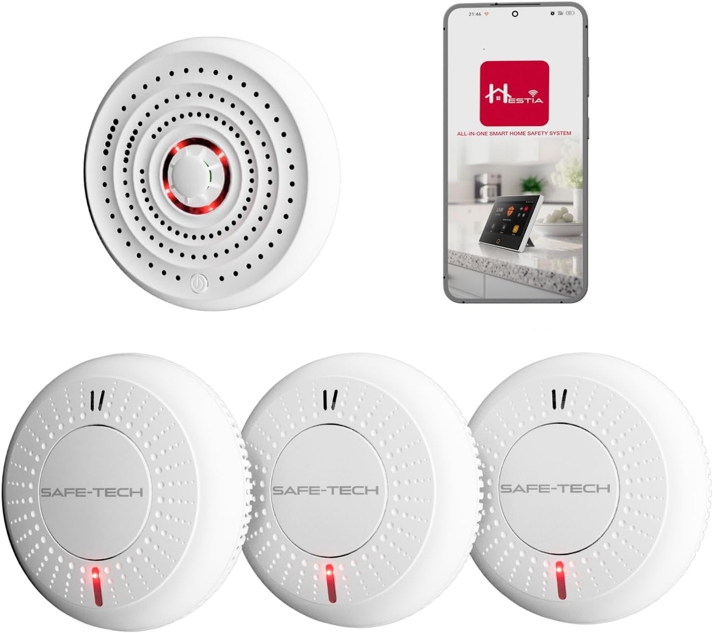 Stay Safe with SAFE-TECH: The Ultimate Interlinked Smoke Alarm Review!