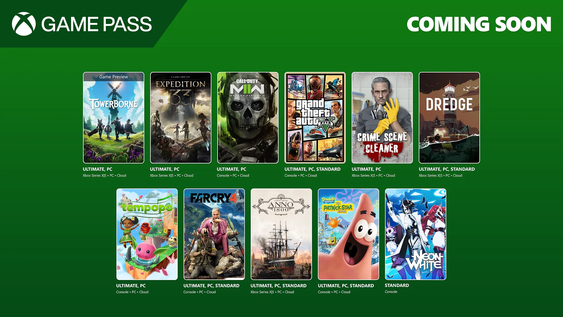 Xbox Game Pass recebe 11 jogos em abril e maio com GTA V, Modern Warfare II e mais