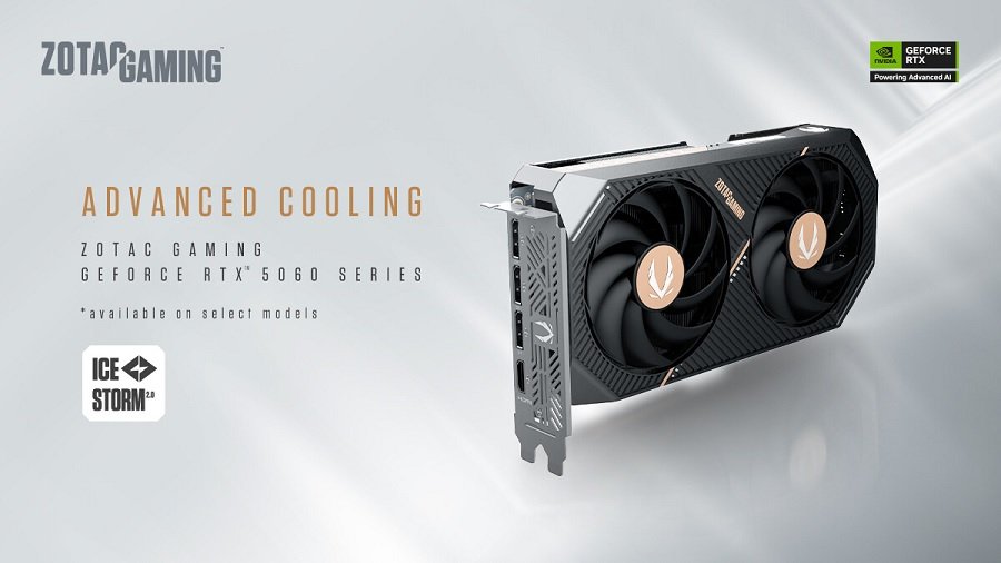 Zotac apresenta seus modelos da RTX 5060 Ti de 16GB e 8GB e da RTX 5060